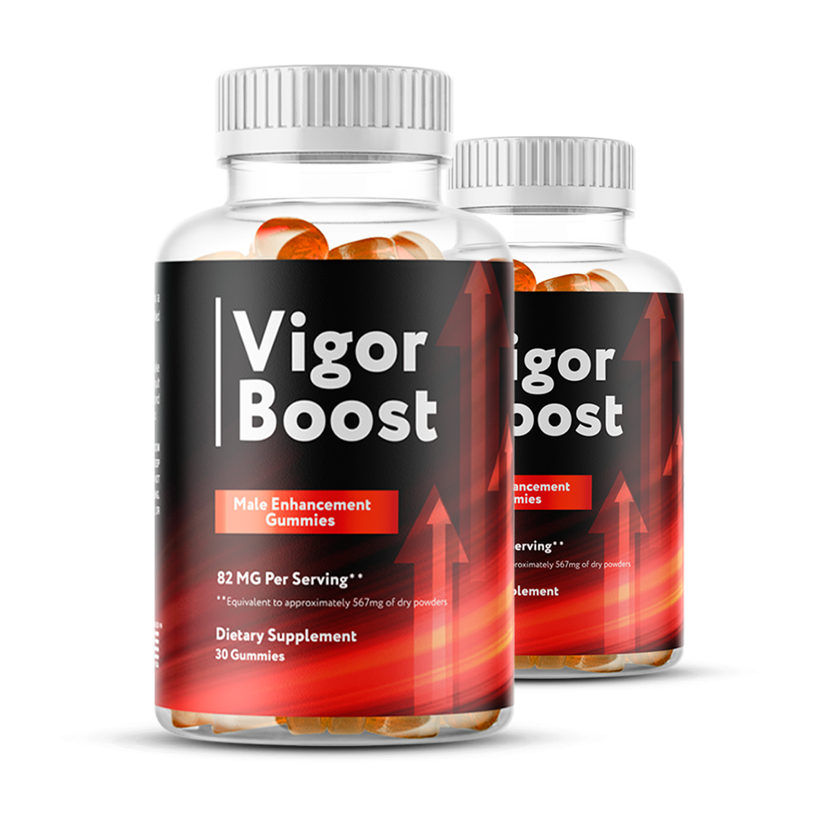 Vigor Boost Gummies two bottle product bundle